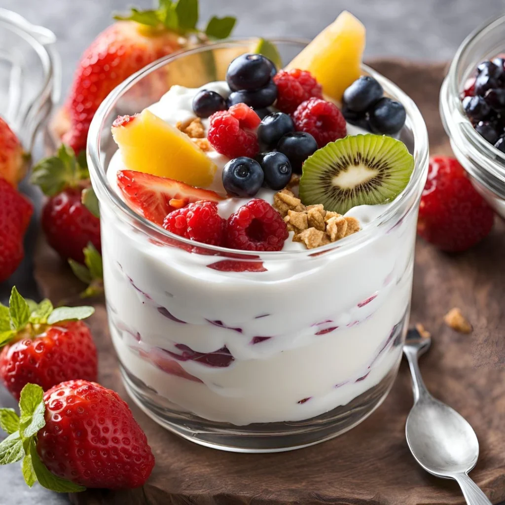 Greek Yogurt and Fresh Fruit Parfait