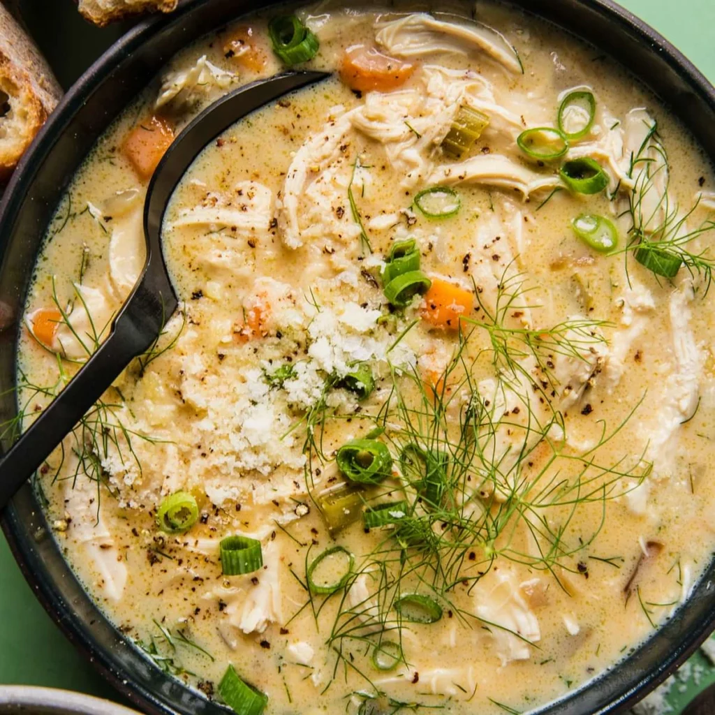 creamy chicken soup recipe