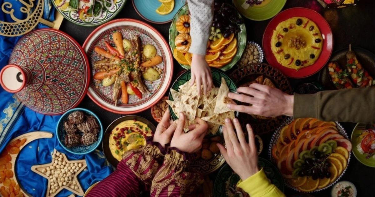 Traditional Moroccan Breakfast